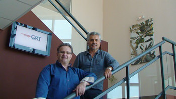 Christophe Quirantes (left) and Philippe Quirantes manages the family-run business